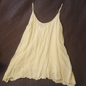 NWOT Strappy flowy white dress